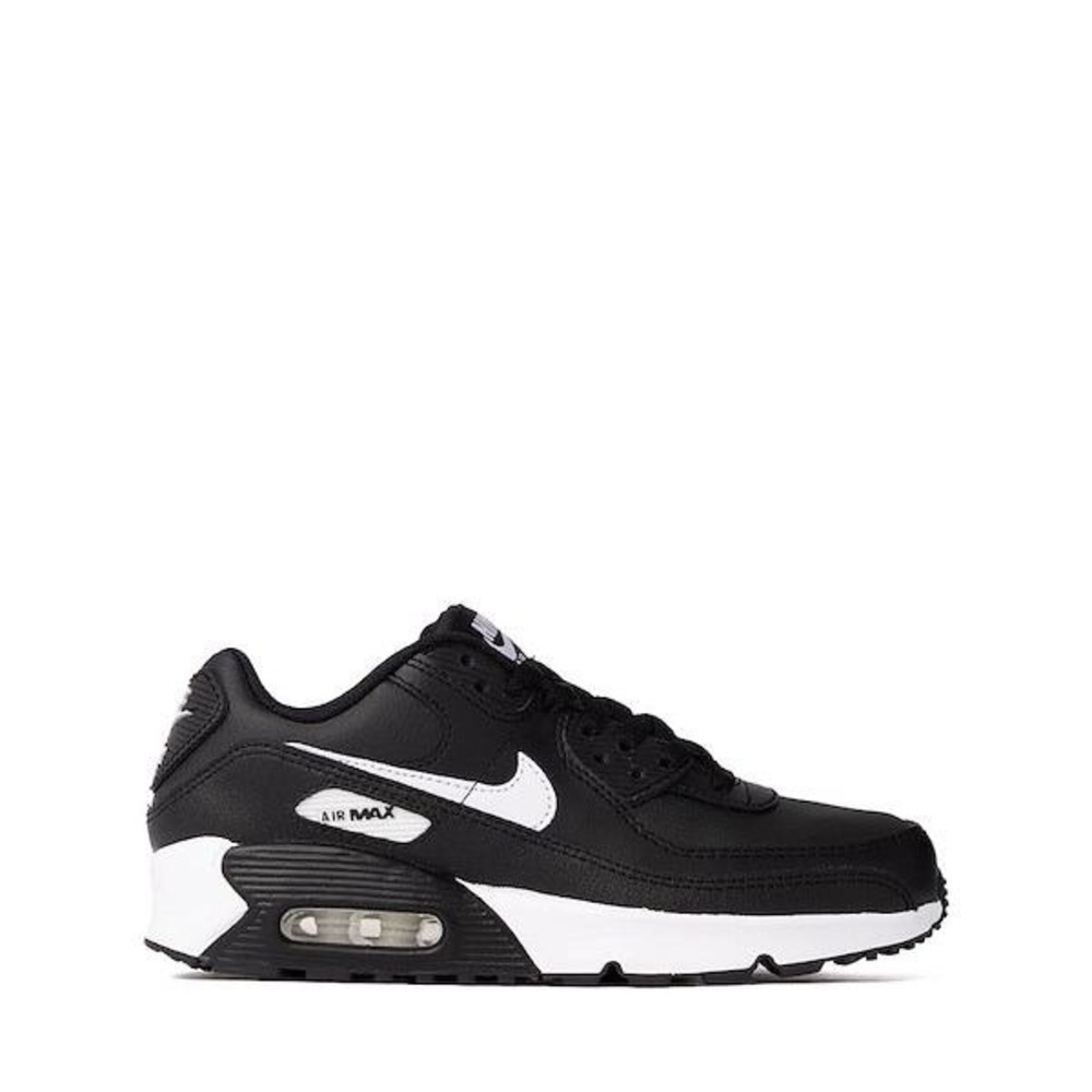Nike Air Max 90 LTR Kids Sneakers Black White CD6864-010 Size 6.5Y